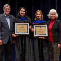 Tom and Marcia posing with Anna Hammersmith and Laura Hawk